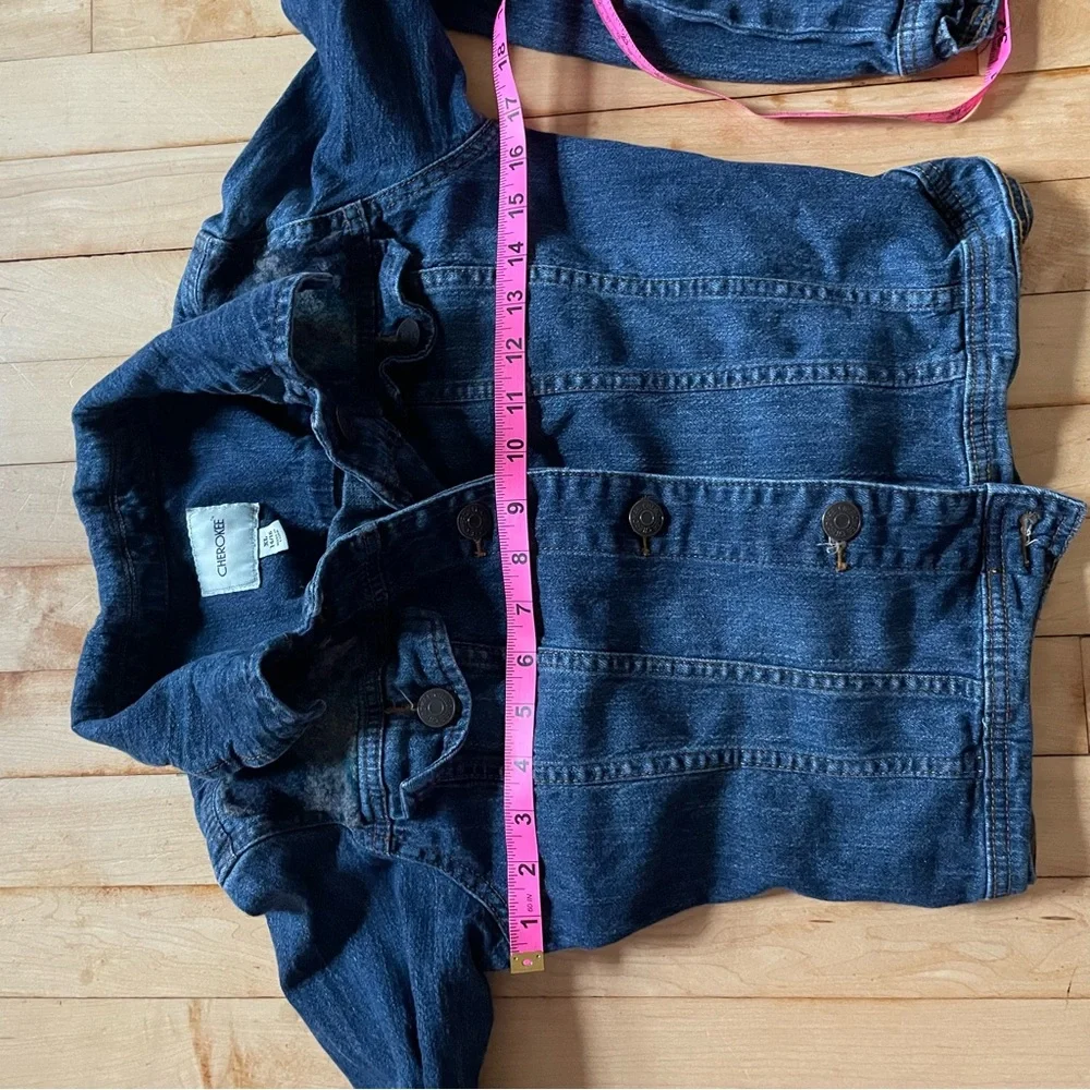 Vintage Southwestern Statement Jean Jacket Handmade Ranchcore Festival Women XS